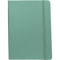 Блокнот, А5, на гумці, шкірозамінник Діловий, 70 г/м², клітинка (В асортименті)