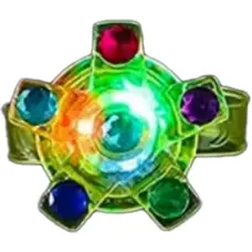 Браслет спиннер 18 см, свет, на батарейках (в ассортименте)