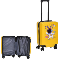 Валіза, 50x32x21 см, колеса 5.5 см, кодовий замок, пластик