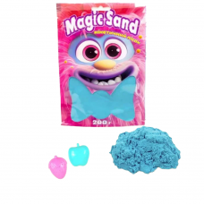 Кінетичний пісок Magic sand в пакеті 39401-3 блакитний, 0,200 кг стратег /40/