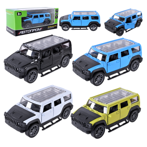 Металева автомодель Автопром 1:43, відкриваються двері (В асортименті) AP4398