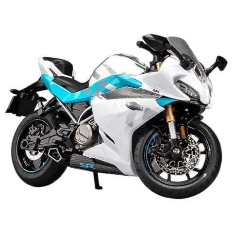 Мотоцикл металевий, M12-10A, з музичними та світловими ефектами (В асортименті)