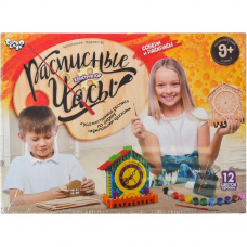 Набір для креативної творчості. Розписні годинники Danko-toys конструктор (R4-01-01,02,03)