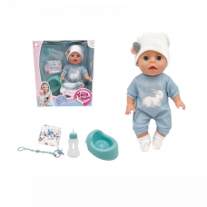 Пупс інтерактивний "Yala Baby" 35см YL2435A-G/YL2435A-H з аксесуарами горщик,кліпає очима в.коробці 33,2*14*29 мікс