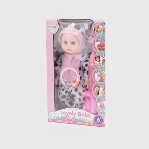Пупс функціональний, з аксесуарами, музичний