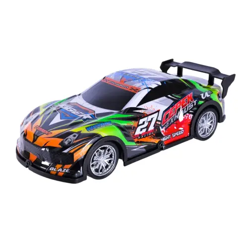 Машина на радіокеруванні, дим, 27.5x12.5x11 см, 000-014 (В асортименті)