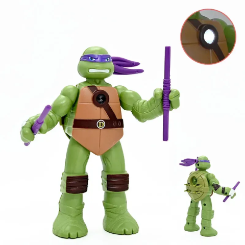 Ігрова фігурка з проектором Ніндзя-черепашка, 14.5 см, 0810B (В асортименті)
