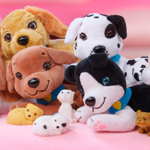 М’яка колекційна іграшка – СОБАЧКА МАМА З СЮРПРИЗОМ (В асортименті, у дисплеї)