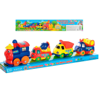 Паровоз будтехніка, 3 шт. (В асортименті)