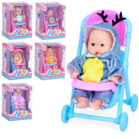 Пупс, 12 см, у колясці 14 см (В асортименті)