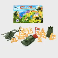 Набор Солдатики, военная техника, игровое поле, флаг, 816-14-15 (в ассортименте)