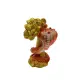 Сувенір керамічний Змія біля грошового дерева 697 8 см (В асортименті)