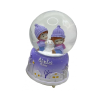 Снігова куля музична Діти на снігу F-208-80 80 мм (В асортименті)