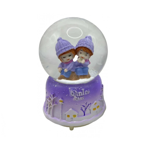 Снігова куля музична Діти на снігу F-208-80 80 мм (В асортименті)
