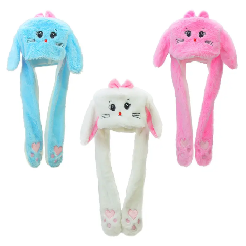 Шапка хутряна Зайчик 473-7 зі світловими ефектами (В асортименті)