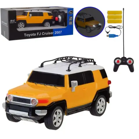 Машина на радіокеруванні, акумулятор 1:24, Toyota FJ Cruiser, 20x9x7 см, 27055 (В асортименті)