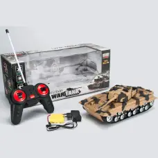 Машинка-танк на радиоуправлении, 34x13.5x14 см, 369-1/2 (в ассортименте)