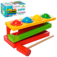 Дерев’яна іграшка Стукачка молоточок, 20.5x11x10 см, MD0026