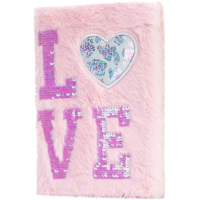 Блокнот пухнастий Love, А5, 80 аркушів, 80 г/м² (В асортименті)