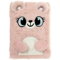 Блокнот пухнастий Пушистик, 80 аркушів, клітинка, 80 г/м² (В асортименті)