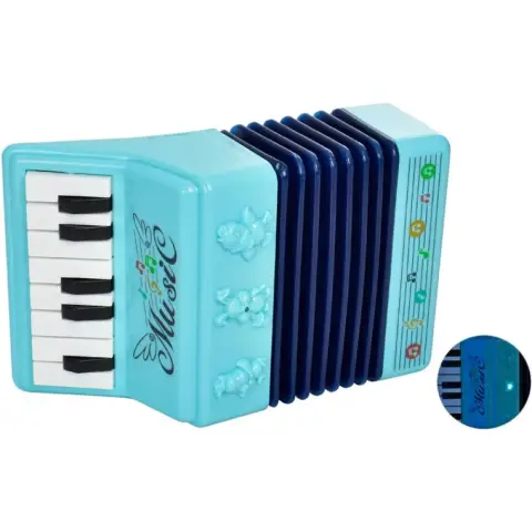 Гармошка, 22 см, з музичними та світловими ефектами (В асортименті)