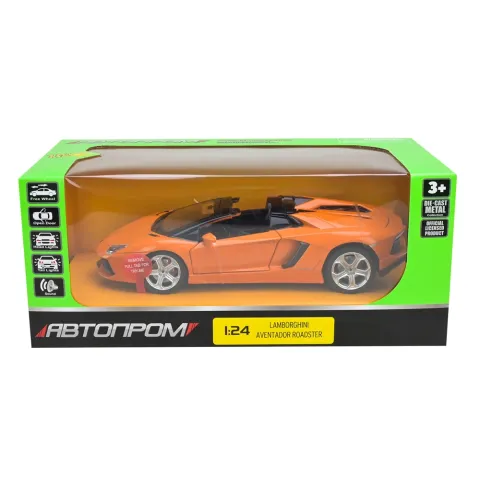 Автомодель Автопром Lamborghini 1:24, звук, світло, двері, капот