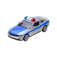Машина мет. АВТОПРОМ 1:43 Ford Mustang GT,2  поліція кольора, відкр. двері,кор. 14,5*6,5*7см /96-2/