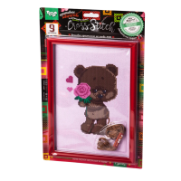 Набір творчості Вишивка хрестиком на канві CROSS STITCH, Danko Toys