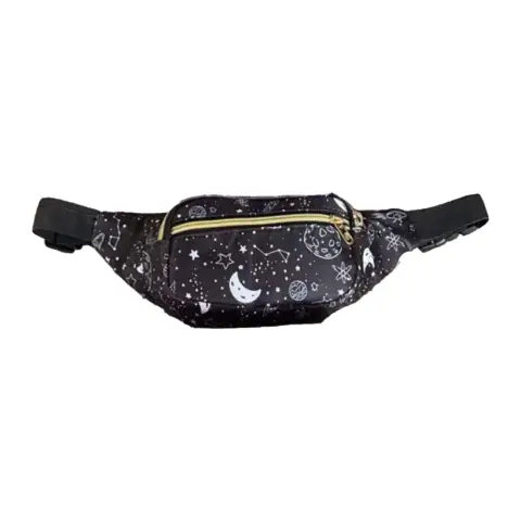 Сумка бананка Космос, 30x13x5 см, 3 відділення, застібка-блискавка, MK5503 (В асортименті)