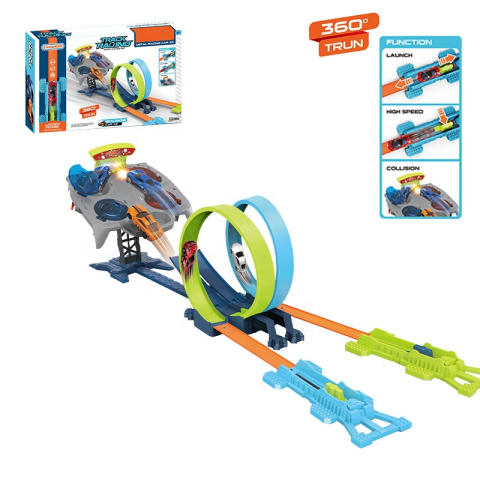 Трек з металевими машинками, 61x7x38 см, JJ165