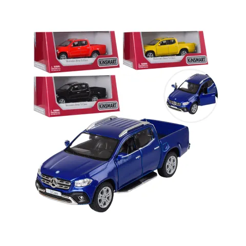 Металевий інерційний пікап Mercedes-Benz X-Class 5", відкриваються двері (В асортименті)