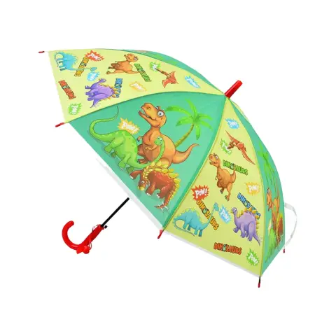 Парасолька дитяча, 66.5 см, d=83 см, зі свистком, динозаври