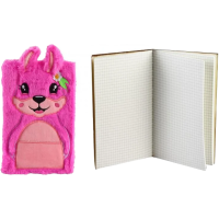 Блокнот пухнастий Animals, 80 аркушів, лінійка, 70 г/м² (В асортименті)