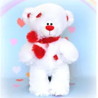 М’яка іграшка Веселкове дитинство Медведь Тедді, 43x26 см