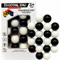 Іграшка-антистрес Молекула, 2021-194, чорні та білі кульки