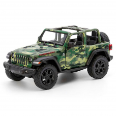 Модель джип JEEP WRANGLER 5'' KT5420WA Military open top метал.інерц.відкр.дв.3кол.кор./96/