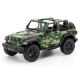 Металлический инерционный джип Jeep Wrangler Military Open Top 5", открываются двери (в ассортименте)