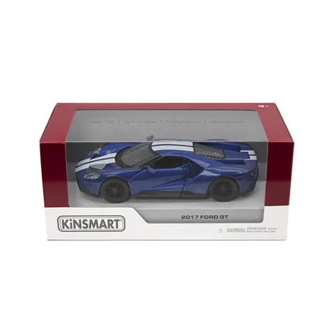 Металева інерційна легкова модель Ford GT 5" з принтом, відкриваються двері (В асортименті)
