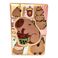 Блокнот на магніті Капібара, А5, 96 аркушів, клітинка/лінійка (В асортименті)