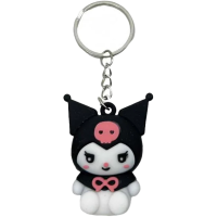 Брелок силіконовий Зайчик Kuromi 4.5 см (В асортименті)