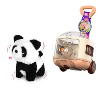 Улюбленець Пандочка, з музикою та рухами, на батарейках, у валізі