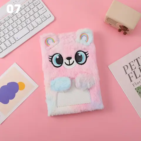 Блокнот хутряний м’який Ведмедик MIC, А5