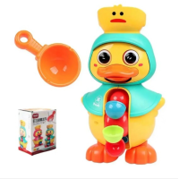 Гра для ванни Каченя, 2 кольори, водяний млин, лійка