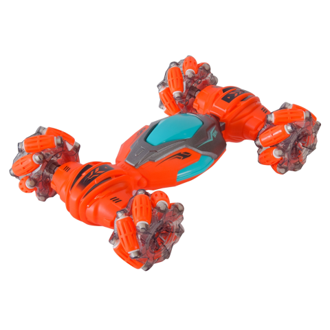 Всюдихід-трюкач на радіокеруванні Twist, акумулятор, USB-зарядка, світло, 40x9x23 см, MK730A (В асортименті)