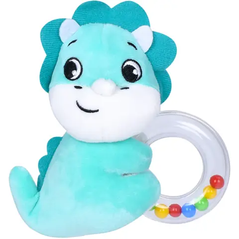 Брязкальце м’яке, 12 см, пискавка, плюш (лисичка, динозавр, слон), 11x14x5 см