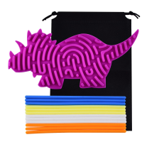 Гра сенсорна дошка, двостороння, 23x11 см, динозавр, GS0113-114 (В асортименті)