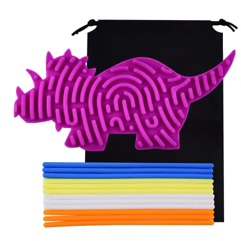 Гра сенсорна дошка, двостороння, 23x11 см, динозавр, GS0113-114 (В асортименті)