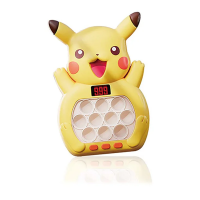 Розважальна гра Pop It Пікачу, звуки, мелодії, озвучування англійською мовою, підсвічування, EC999-2A