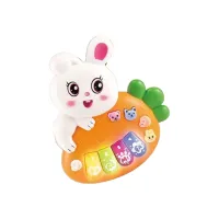 Піаніно Зайчик WToys, озвучене українською мовою, інтерактивний (В асортименті)