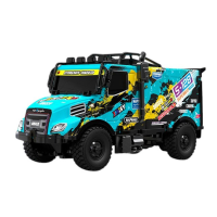 Машинка на радіокеруванні, із підсвічуванням, Вантажівка Desert Drift, 666-140P (В асортименті)